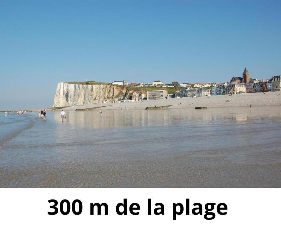 Caprices De Mer Appartement Avec Grand Balcon Et Vue A 300 M Plage, Apercu Mer, Lit Queen Size, Mers Les Bains Le Treport , Petit Dejeuner En Option, 2 Velos Fournis Luaran gambar
